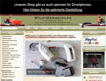 Tablet Screenshot of bergehilfe.com